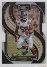 2024 Panini Select Premier Level Silver Prizm Die-Cut Bobby Okereke #109 v1x