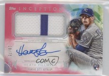 2019 Topps Inception Magenta 20/75 Heath Fillmyer #IAP-HF Patch Auto 0s5s