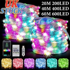 Smart Rainbow RGB LED Permanent Outdoor Lights Waterproof String with App Remote