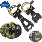 Archery 5Pin Compound Bow Sight 0.019" Optical Fibre Bow Shooting Target Hunting