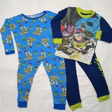 Disney Toy Story Woody Buzz Lightyear L/S Pajama Sets Us Sz 5 6