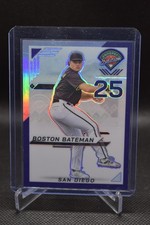 Boston Bateman /99 2025 Panini Prospect Edition Dark Blue Prizm Padres #72