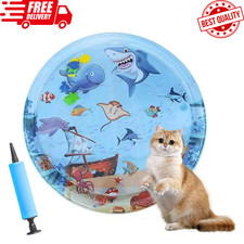 Cat Water Mat 2025 Upgraded 0.5mm Thickened Sensory Water Palymat Anti-Scratch