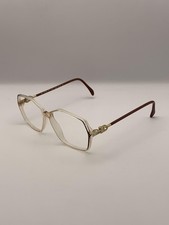 Vintage Silhouette Eyeglasses SPX M1766 56-12-135 Brown Clear Austria Oversized