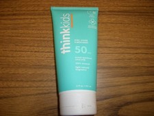 Thinkkids SPF 50 Zinc Oxide Sunscreen 6 fl oz Exp 4/2027 2.50 per gallon