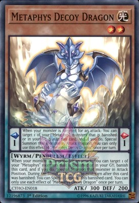 1st Ed Metaphys Decoy Dragon CYHO-EN018 Yugioh