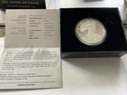 2022 - W “AMERICAN EAGLE”   1.000 Troy Ounce, 99.9%Silver WEST POINT