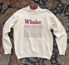 Tombolo x Boston Whaler Mens Large Ivory White Sweater