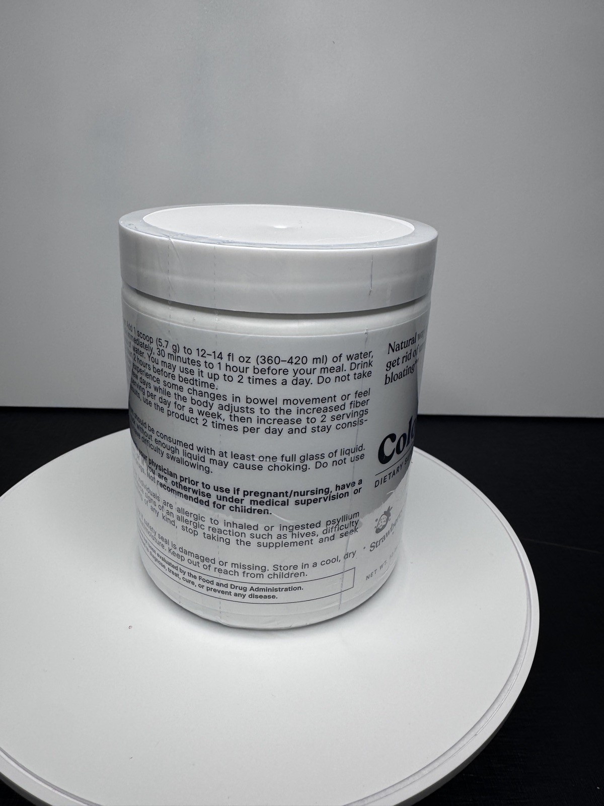 NEW SEALED Colon Broom Dietary Supplement Strawberry 60 Servings  FREE SHIPPING!