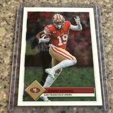 Deebo Samuel 2023 Panini Clearly Donruss #14 Retro 1993 Red 002/100 SF 49ers-NFL