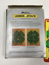 Armor Attack Vectrex GCE 1982 - 100% COMPLETE CIB - Box Manual Overlay Tray