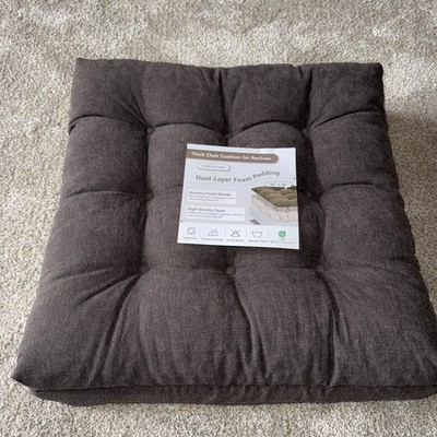 Recliner Cushion Patent Dual Layer Fillings Chair Cushion for Elderly 20x20x5...