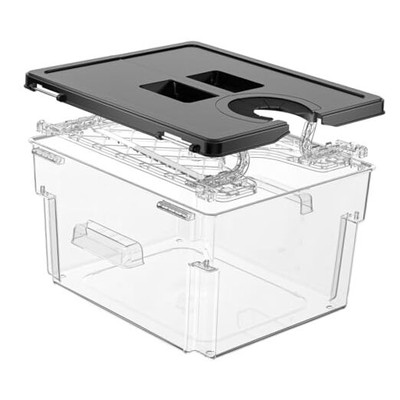 Sous Vide Container with Lid Double-Door-Opening Design 11.65 QT Sous Vide Pot 
