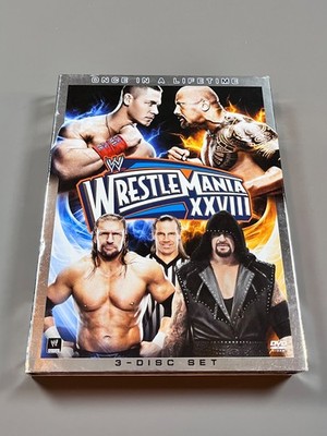 Wrestle Mania XXVIII (3-Disc DVD, 2012) WWE /Very Good