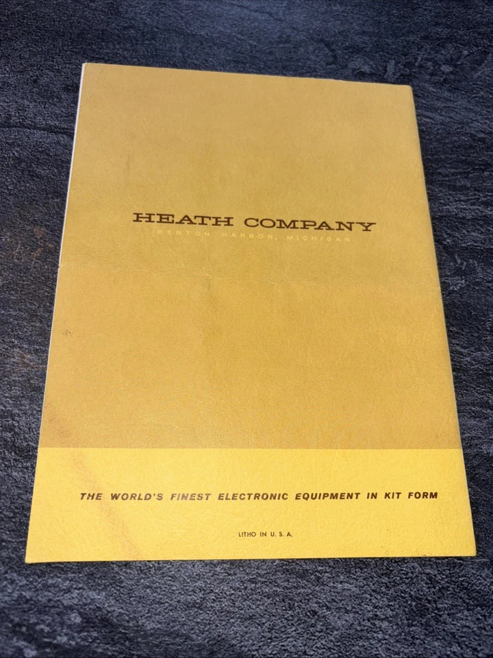 Vintage Heathkit Assembly Manual Code Oscillator Model HD-16 LOC F - Image 2 of 4