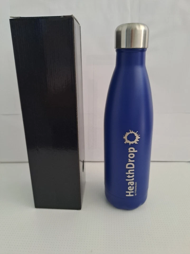 Gourde inox isotherme 500 ml bleue – Neuve avec boîte – Modèle premium - Photo 1/1