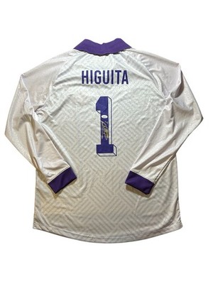 Rene Higuita Signed Colombia Jersey JSA Certified 1990 World Cup