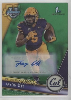 2023 Bowman U Chrome Prospect Green Refractor 34/99 Jaydn Ott #52 Auto nd3