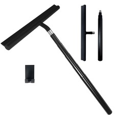 Telescopic Bathroom Shower Squeegee Silicones Not Corrosive Steel Handle