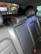 2016 Volkswagen Gti Rear Center Leather Headrest Color Black Oem