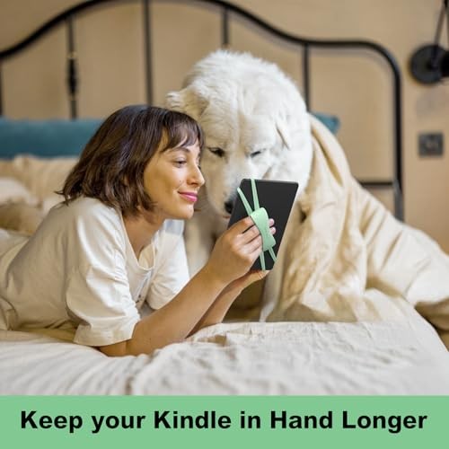 2 Pack Comfortable Hand Strap for Kindle and Tablets, Kindle Accessories Matcha - Picture 8 of 8