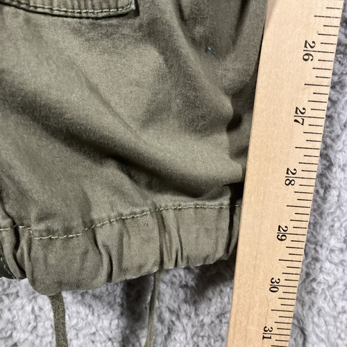 Pantalones cargo de paracaídas Abercrombie & Fitch para hombre 33 (37 real) verde militar - Imagen 15 de 23