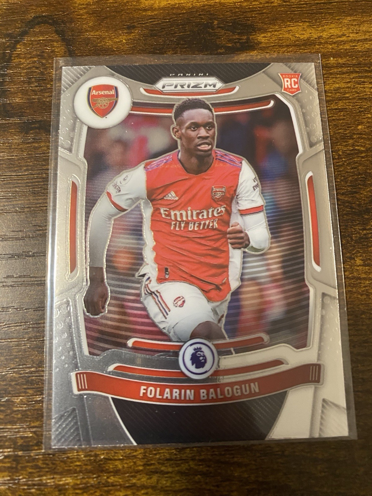 2021-22 Panini Prizm Premier League Base #208 Folarin Balogun (RC) USA