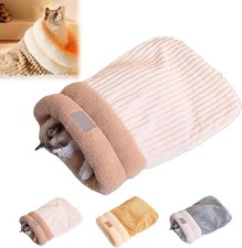 Cat Sleeping Bag Cozy  Soft Warming Cat Bed, 360 Wrap Comfortable Snuggle Sack