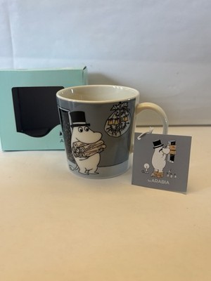 Moomin Arabia Moomin Papa Mug 0.3 L Grey  Coffee Cup Moomin Finland