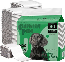 Dog Pee Pads, 28X34 X-Large, 40 Count, Puppy Training Pads