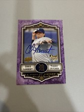 2009 Upper Deck A Piece of History - Chris Lambert #121 Violet Autographs (AU)