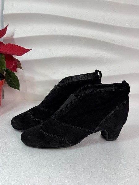 Women Finest Ankle Boots Black Suede 37