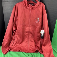 Tampa Bay Buccaneers Red Jacket XL NFL Team Apparel   Dunbrooke Lined Full Zip
