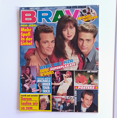 BRAVO Ausgabe 29/1992 Juli Beverly Hills 90210 Guns N' Roses Jackson 