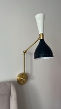 Coppia di applique Stilnovo Diabolo Mid-Century italiane: lampada da comodino...