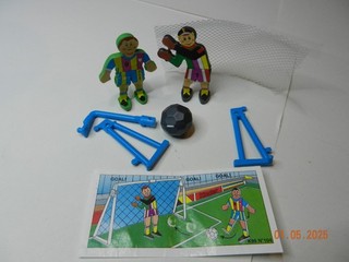 Giochi di calcio K96n104 partita di calcio 2 tutte le cartoline incollate Bpz