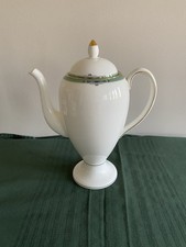 Wedgewood China "Jade"  Coffee Pot  complete with Lid - Vintage 1995  Excellent