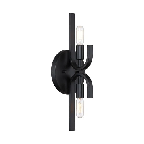 Designers Fountain D314C-2WS Skye 2 Light 17" Tall Wall Sconce - Black - Picture 5 of 5