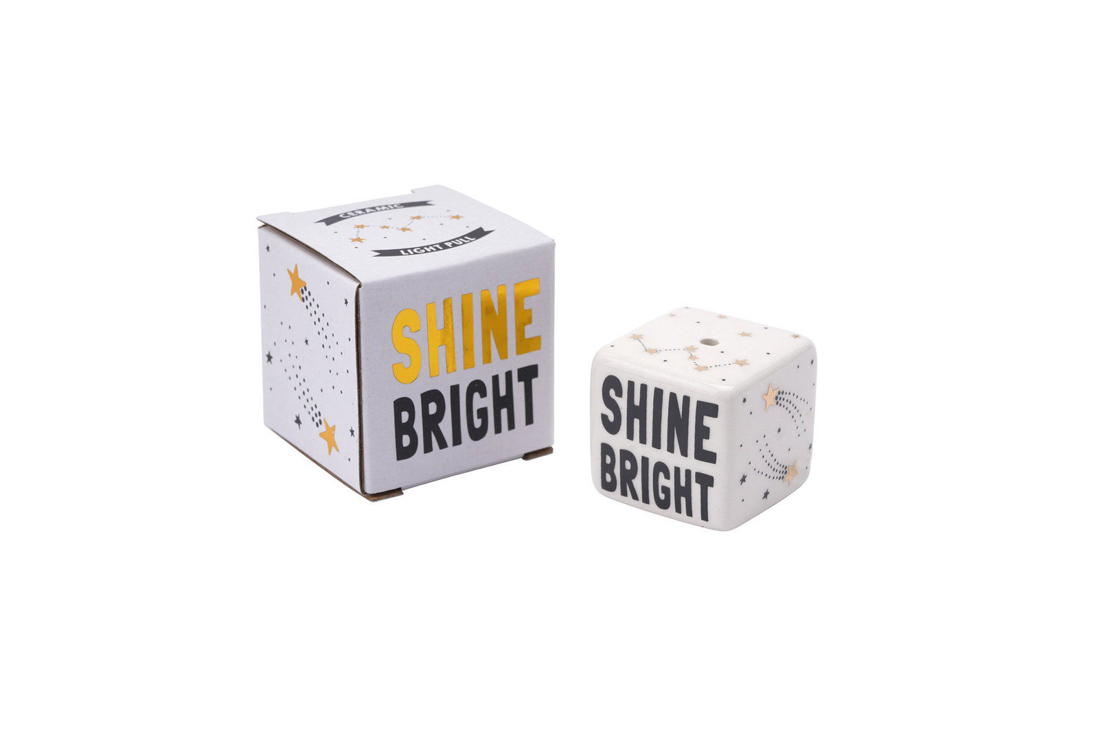 White Cube Light Pull 'Shine Bright'