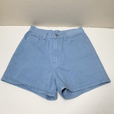John Galt High Waist Denim Shorts S Light Blue 100 Cotton Brandy Melville