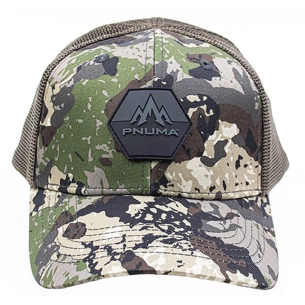 Pnuma Outdoors Caza Mesh Trucker Cap with Center Patch OSFM (P608C)