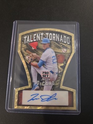 2026 LEAF PRO SET JASON DECARO TALENT TORNADO Gold Vinyl Superfractor Auto 1/1
