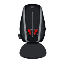 HoMedics Shiatsu Massage Cushion with Soothing Heat, Deep-Kneading Brown