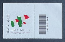 Italia 2011 - 150° Anniverasario Unità d'Italia - codice a barre  (1230)