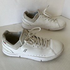 On Cloud The Roger Advantage Men's Size 13 US White Leather EU Size 48