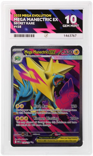 Mega Manectric ex graded ACE 10 for sale on eBay