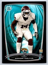 2014 Bowman 96 Aaron Colvin Rookies Black   Jacksonville Jaguars Football Card