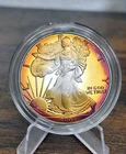 Silver Eagle 2007 W American Eagle ASE Toning 1oz Toned Coin