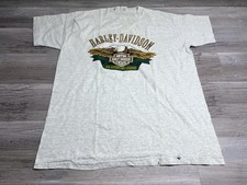 Vintage Harley Davidson T-Shirt St Thomas Virgin Islands Eagle Single Stitch XL