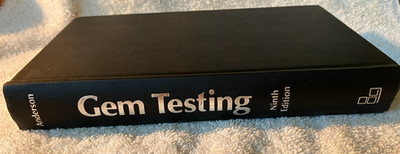 GEM TESTING By B. W Anderson - Hardcover 1980